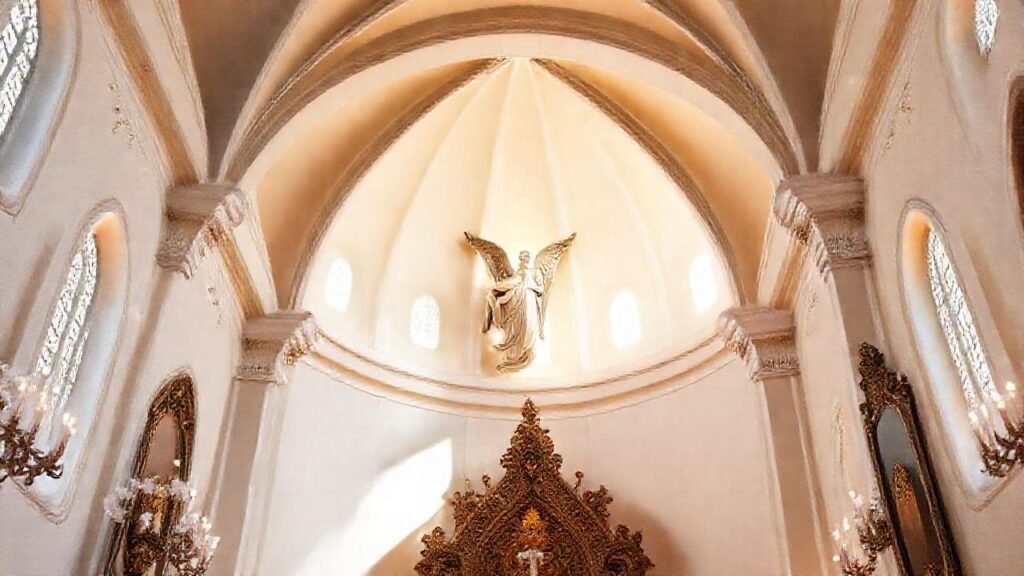 Lirios blancos simbolizan serenidad cristiana en arte