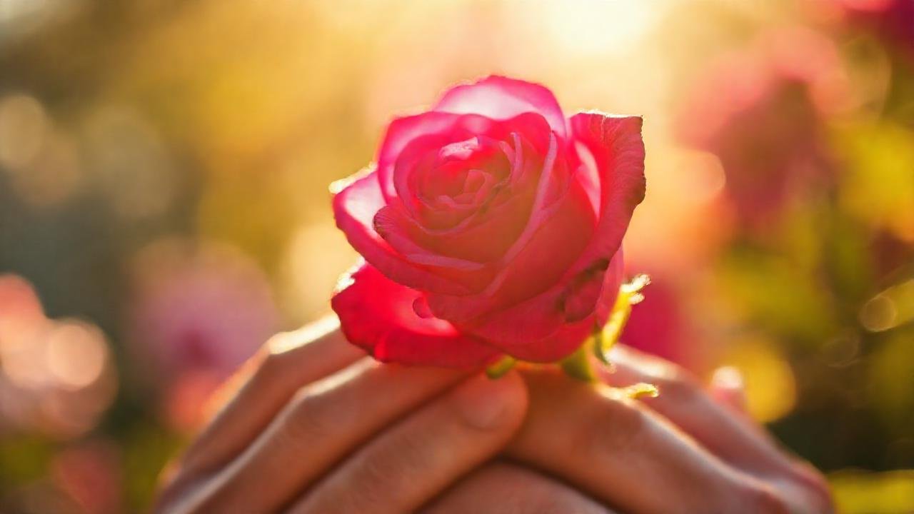 Rosa simboliza un padre querido, cálido