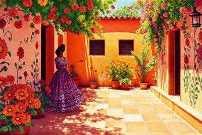 El arte folclórico mexicano es colorido y vibrante