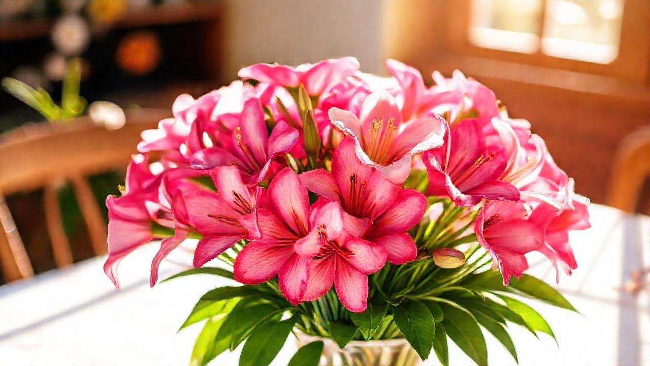 Alstroemerias alegres iluminan el Día del Padre