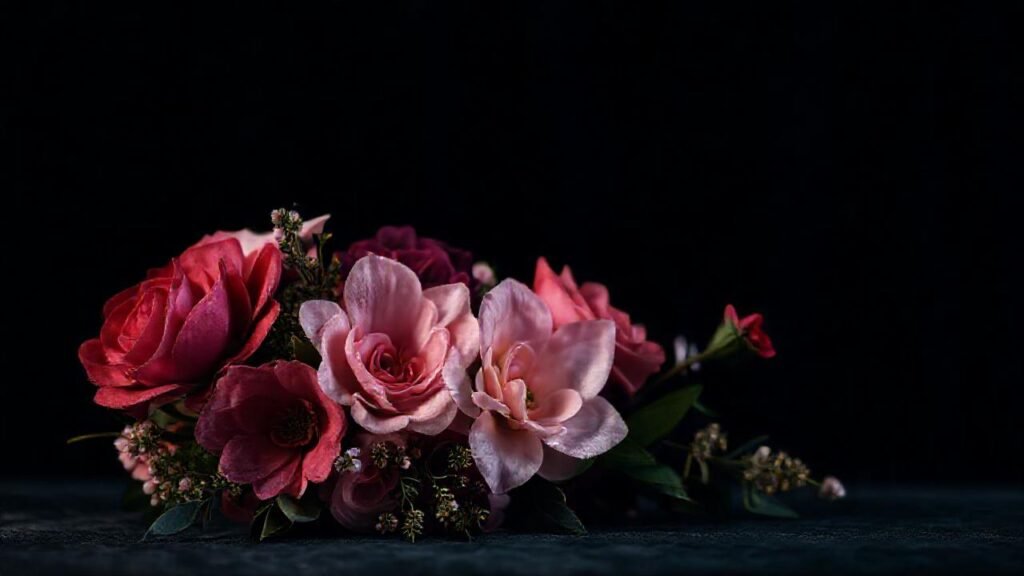 Un arreglo floral elegante y sofisticado