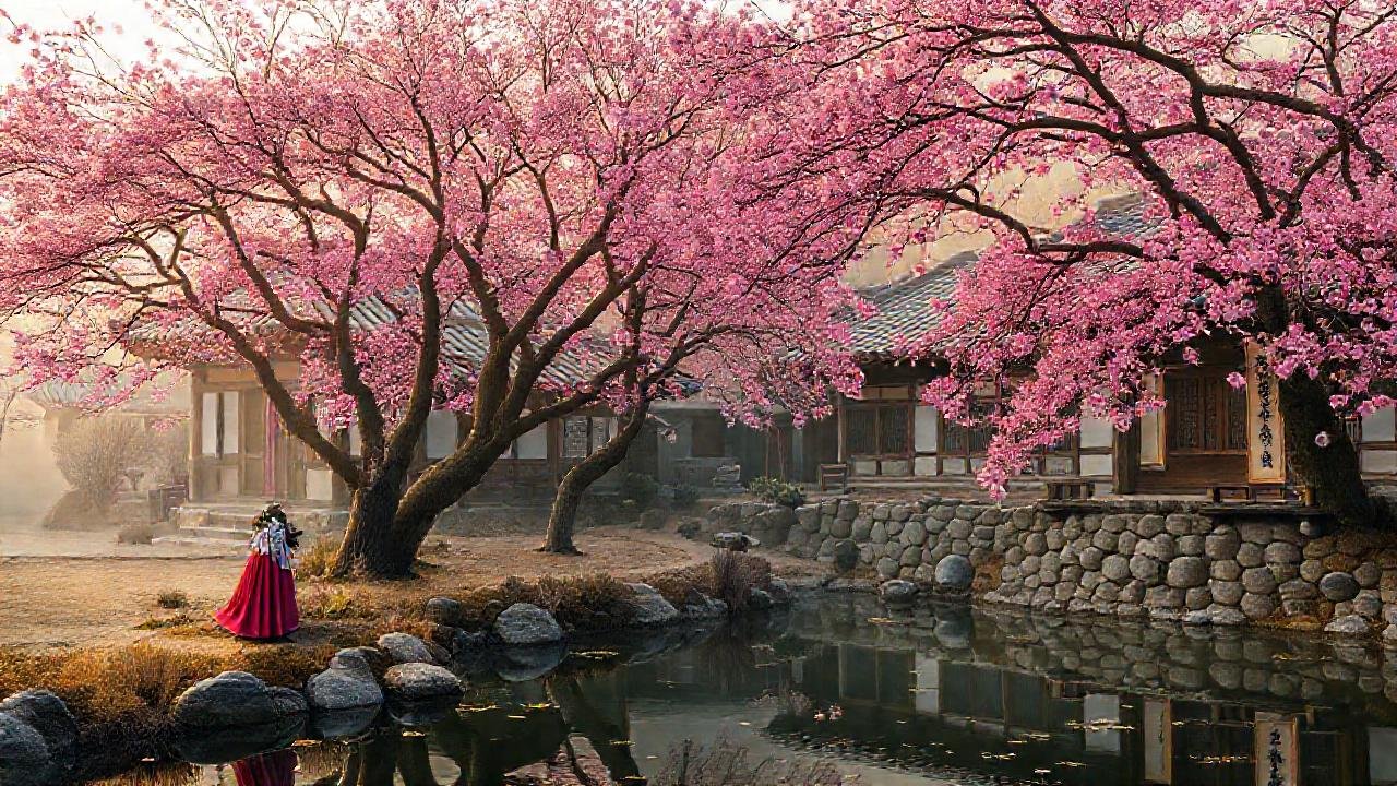 Un pueblo coreano antiguo y sereno