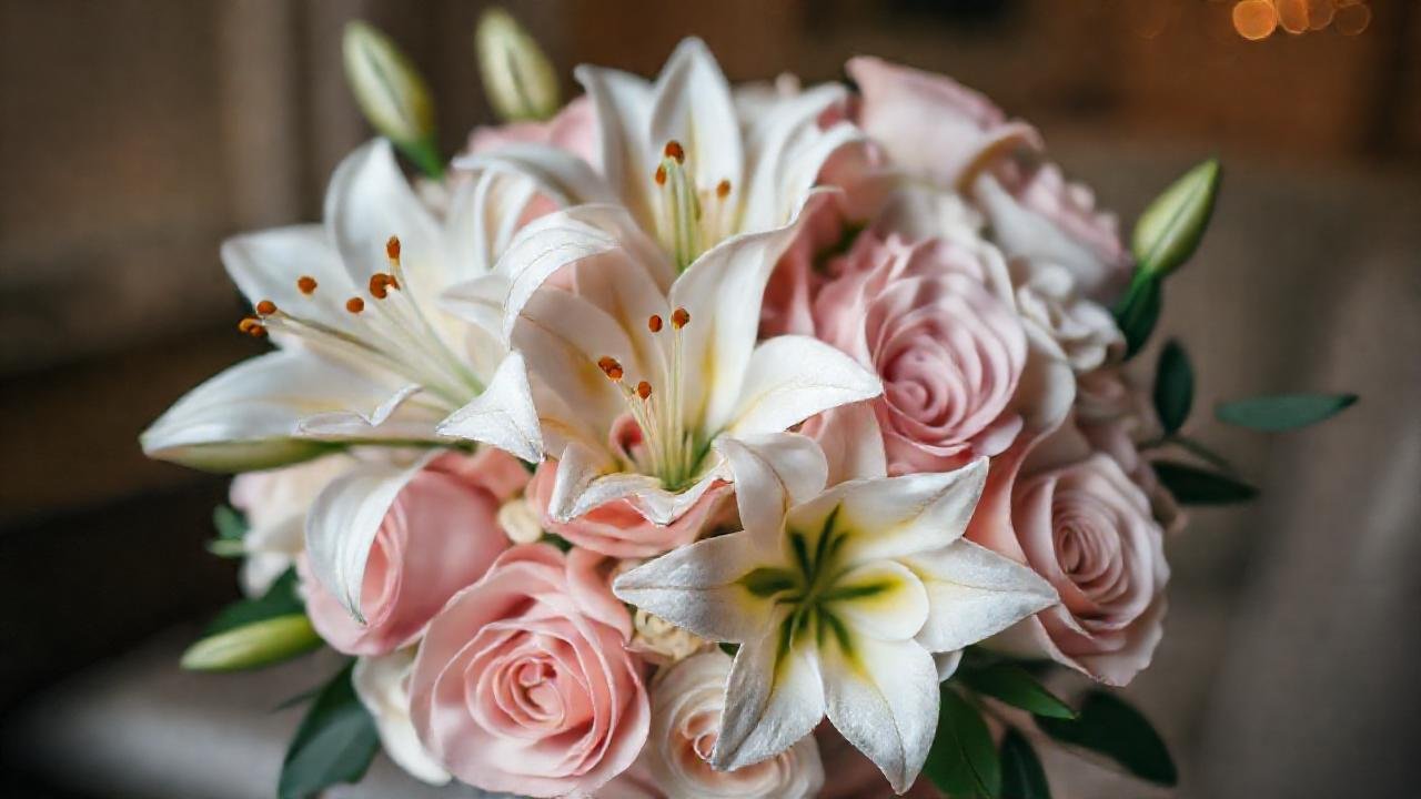 Un ramo elegante expresa gratitud sincera