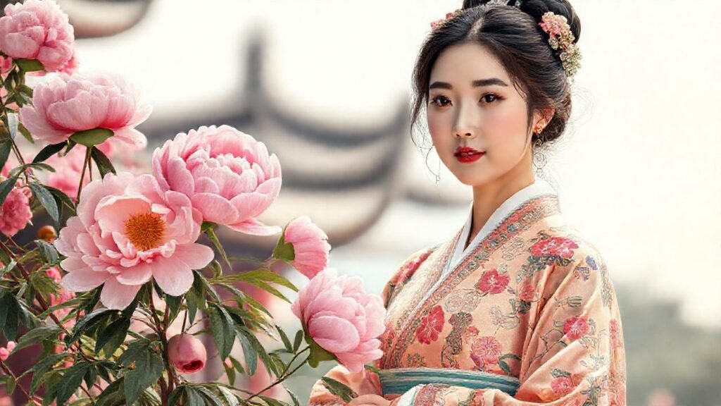 Mujer coreana elegante