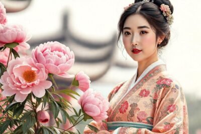 Mujer coreana elegante