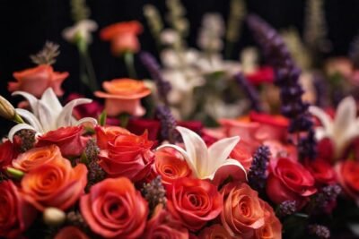 Flores fúnebres evocan tristeza y recuerdo