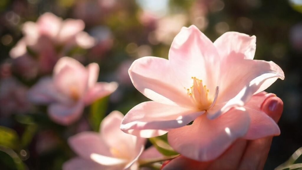 La gardenia exhala belleza en calma