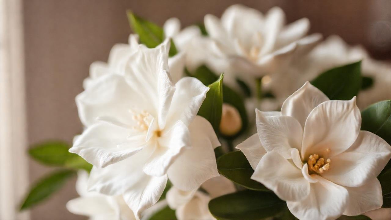 Gardenias blancas evocan romance y sofisticación