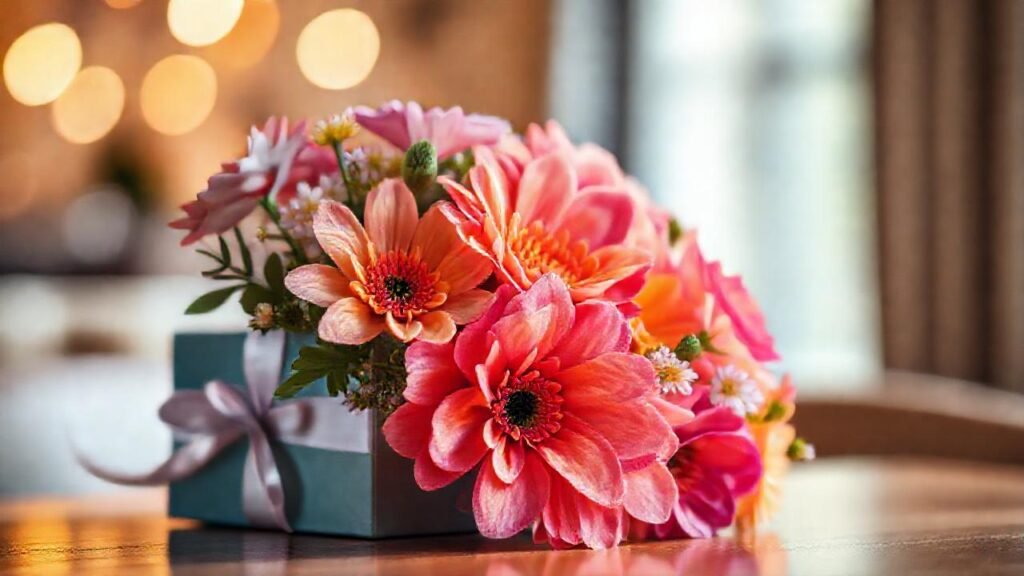 Un ramo floral elegante y suave