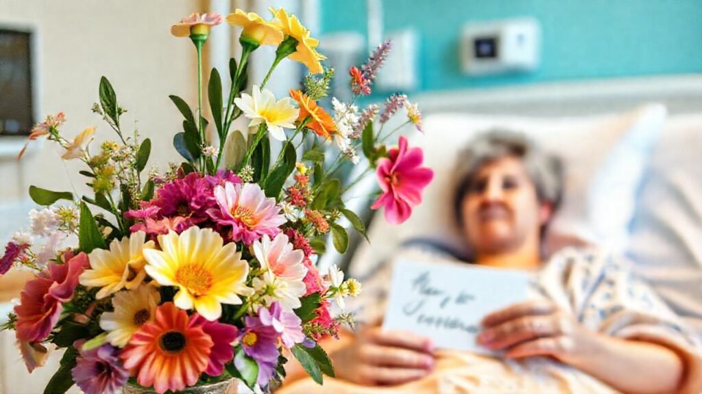 Un arreglo floral ofrece consuelo y esperanza