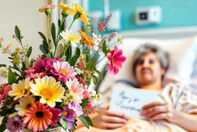 Un arreglo floral ofrece consuelo y esperanza