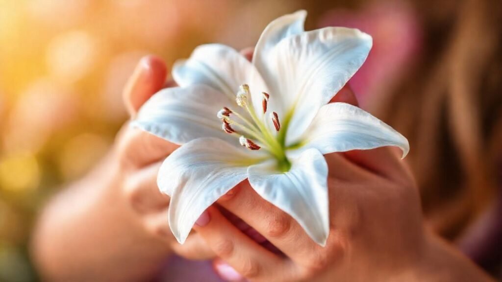 Lírio branco evoca amizade e emoção
