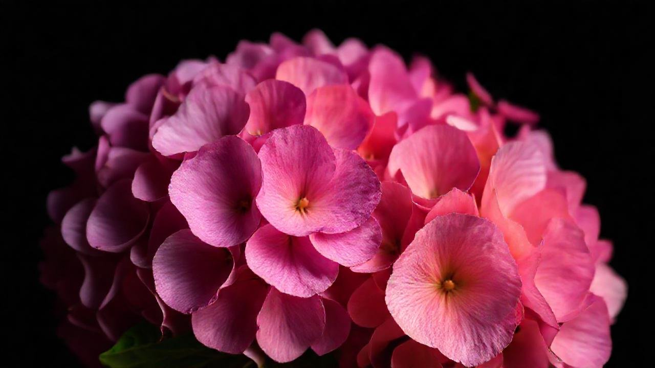 Hidrangea elegante: color y textura lujosos