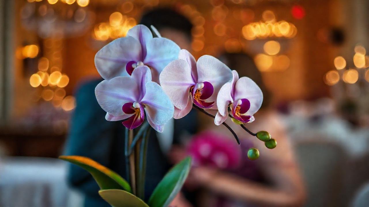Orquídeas evocan romance y celebración íntima