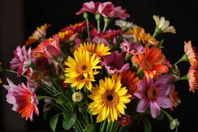 Un jardinero frustrado lamenta flores marchitas