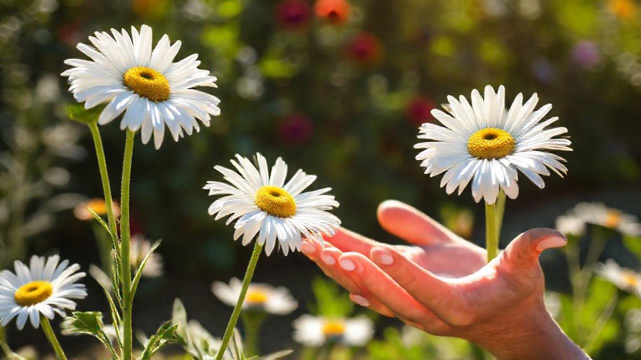 Geranios blancos traen serenidad y esperanza