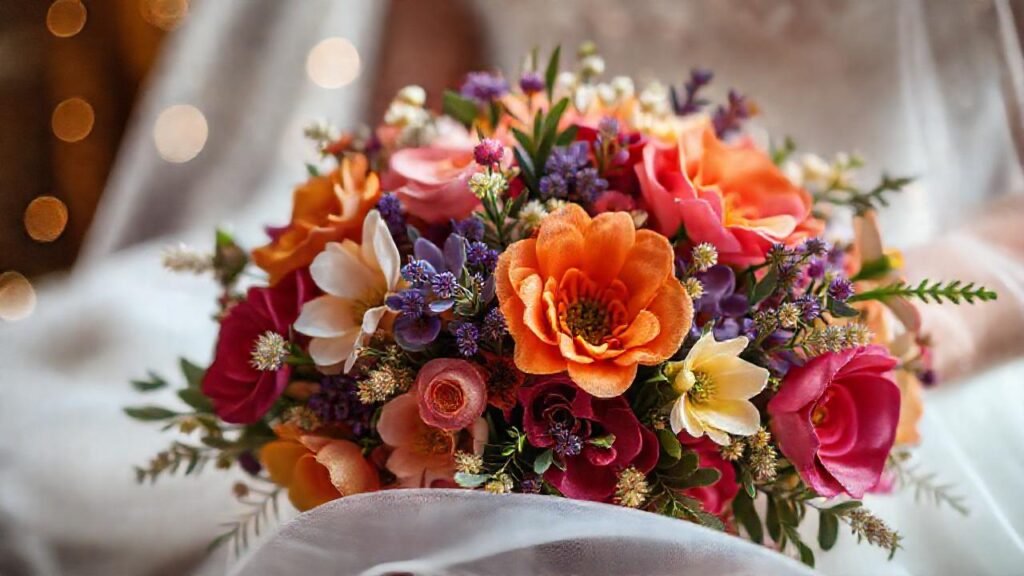 Ramo de flores conservado