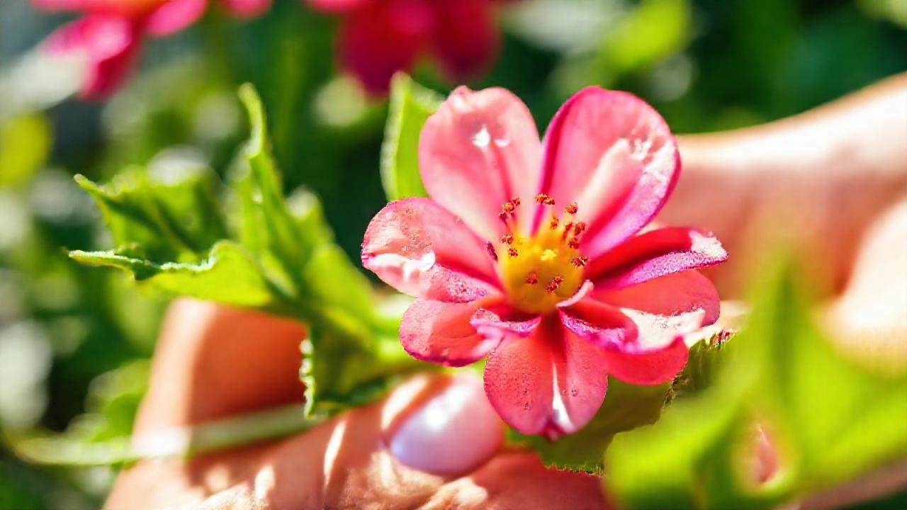 Flor comestible, belleza natural y delicadeza