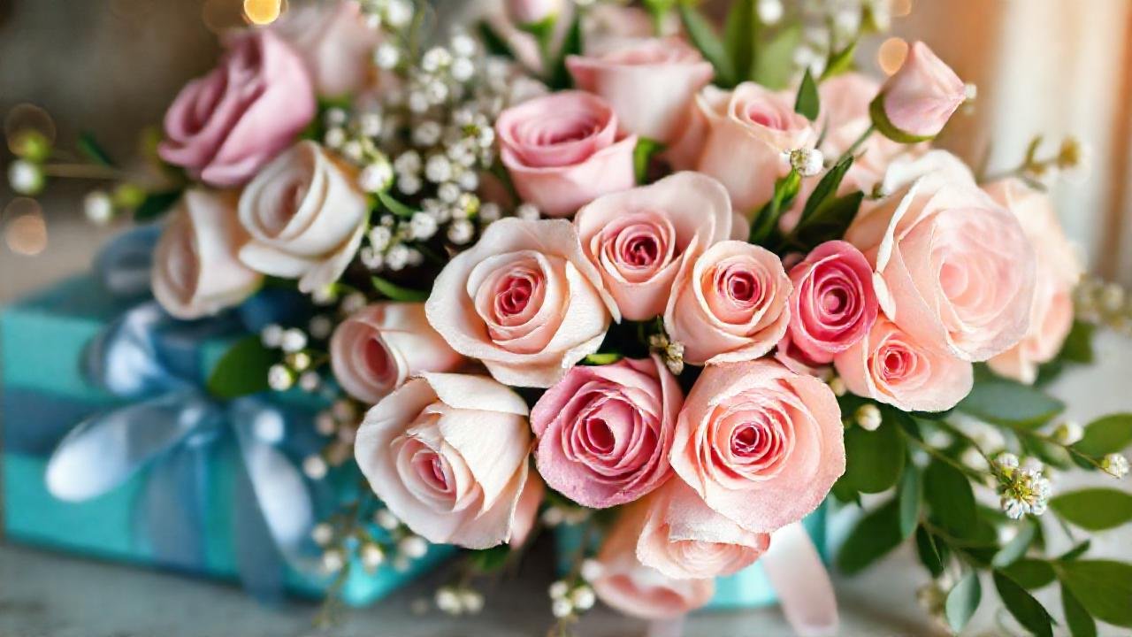 Un ramo elegante expresa amor eterno