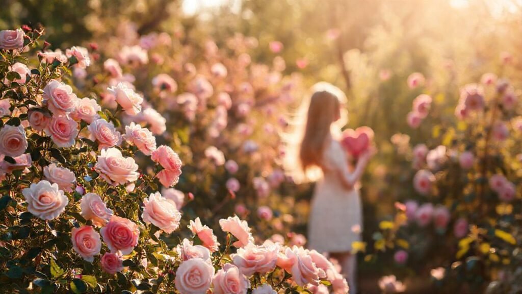 Un jardín romántico celebra el amor