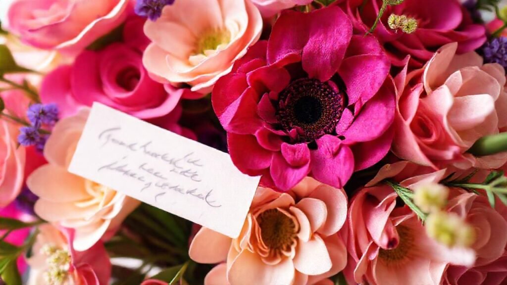 Un ramo floral artesanal transmite amor