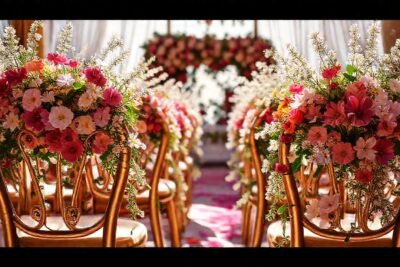 Un ambiente elegante y florido