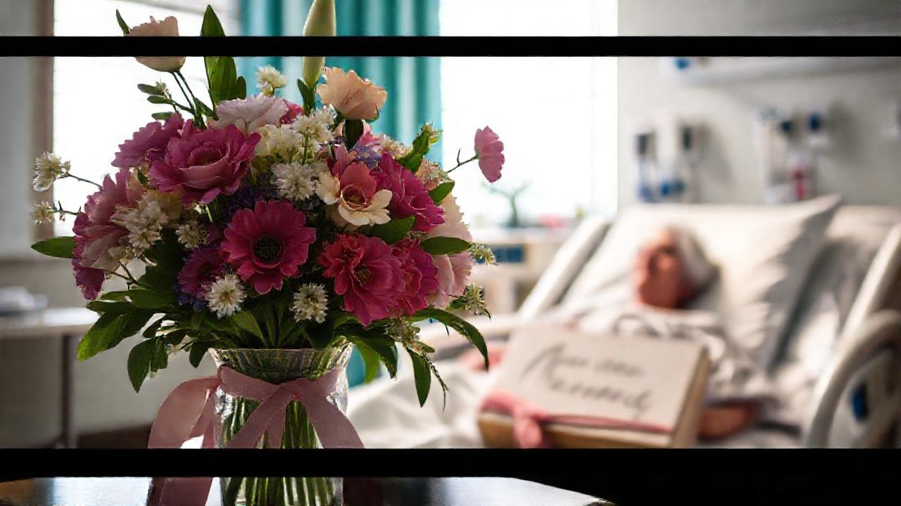 Un arreglo floral personalizado alegra a pacientes