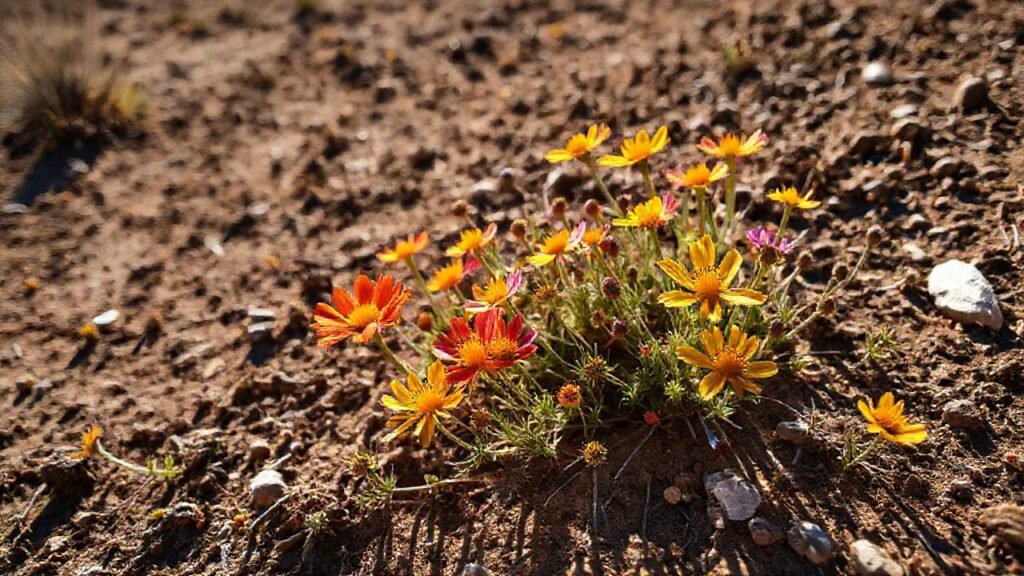 Flores silvestres otoñales
