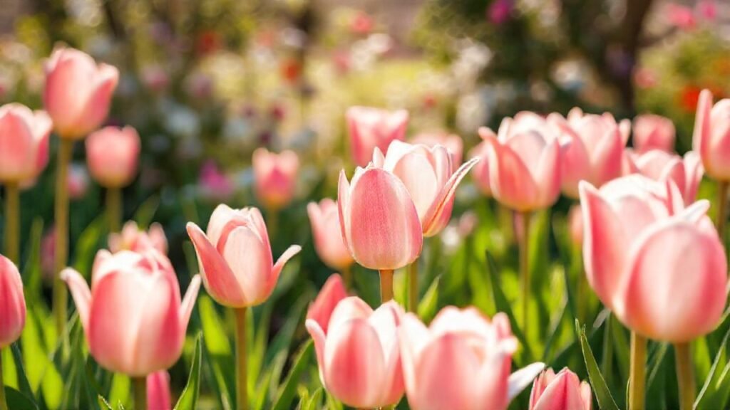 Tulipanes primaverales