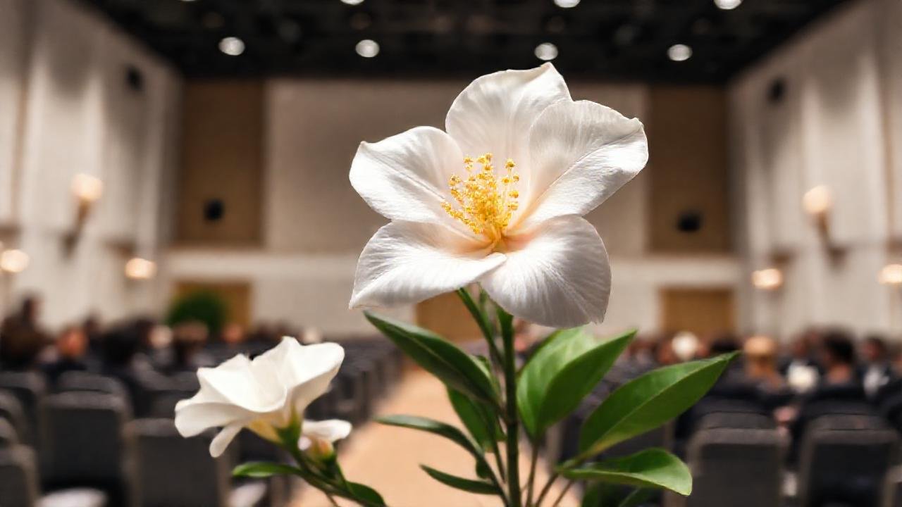 Garabato elegante en un ambiente formal